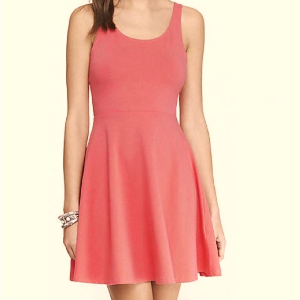 Coral Express Skater Dress